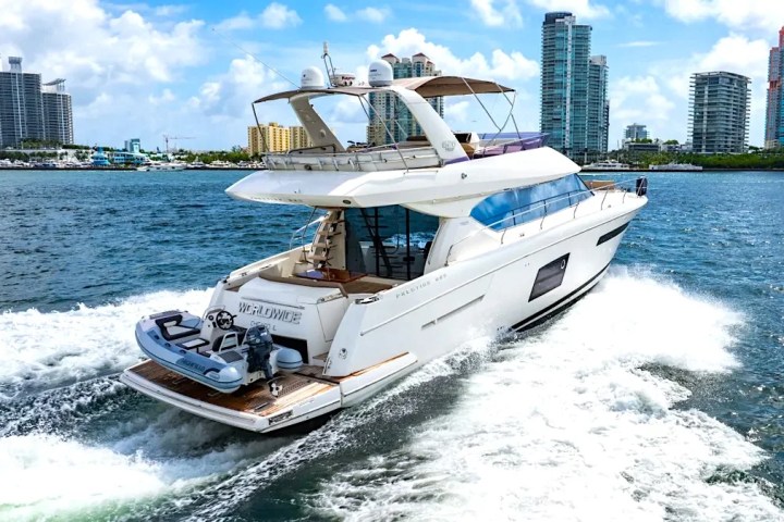 62' Prestige - Yacht Rental in Miami Beach, Florida