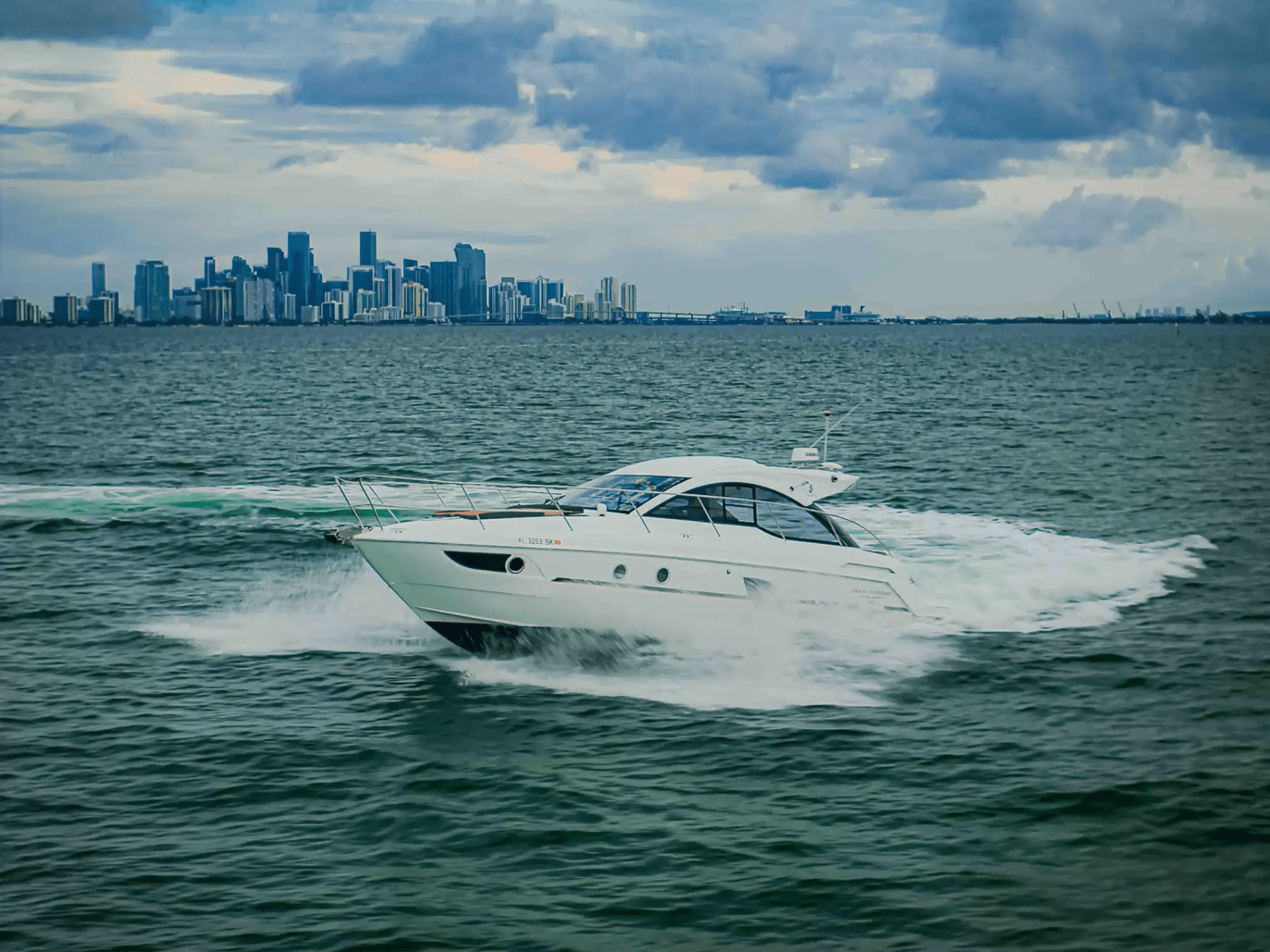 38′ Beneteau interior detail finishes Key Biscayne