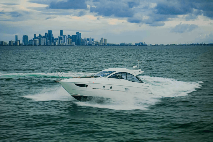 38′ Beneteau interior detail finishes Key Biscayne