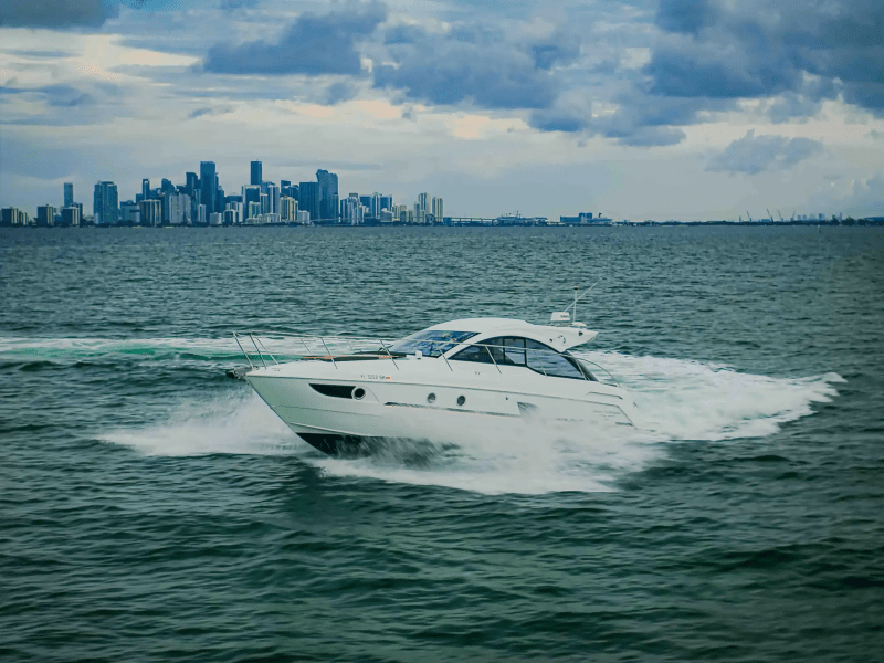 38′ Beneteau interior detail finishes Key Biscayne