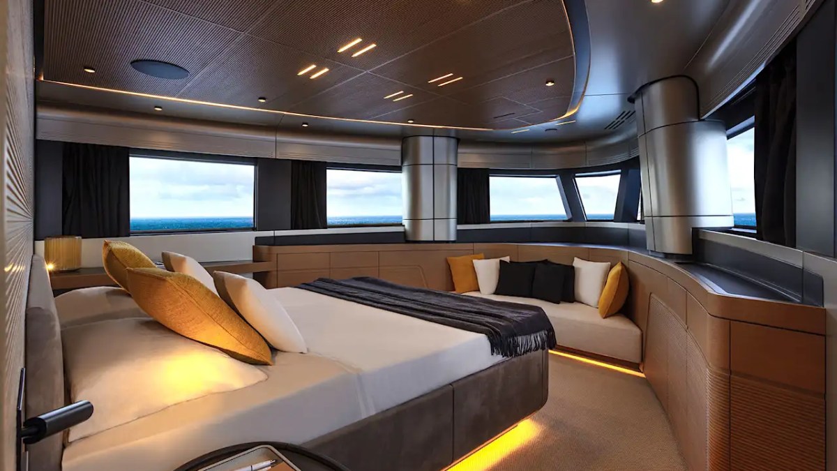 Guest stateroom on 85′ Wally Miami