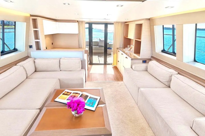 62′ Beneteau evening deck ambiance Aventura – image 15