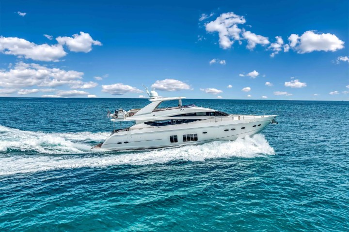 88' Princess - Yacht Rental in Miami Beach, Florida