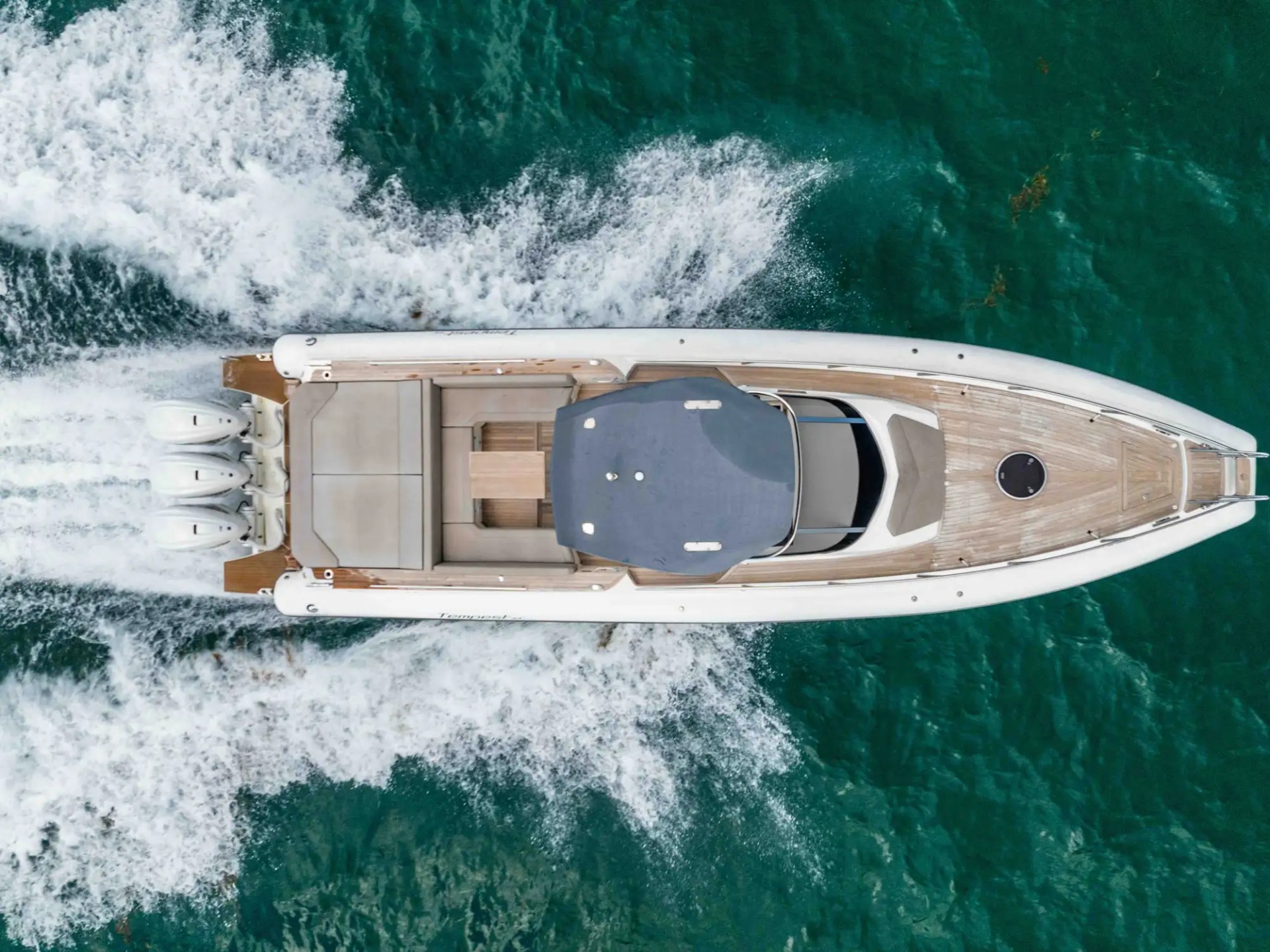 44′ Capelli main cabin interior Miami