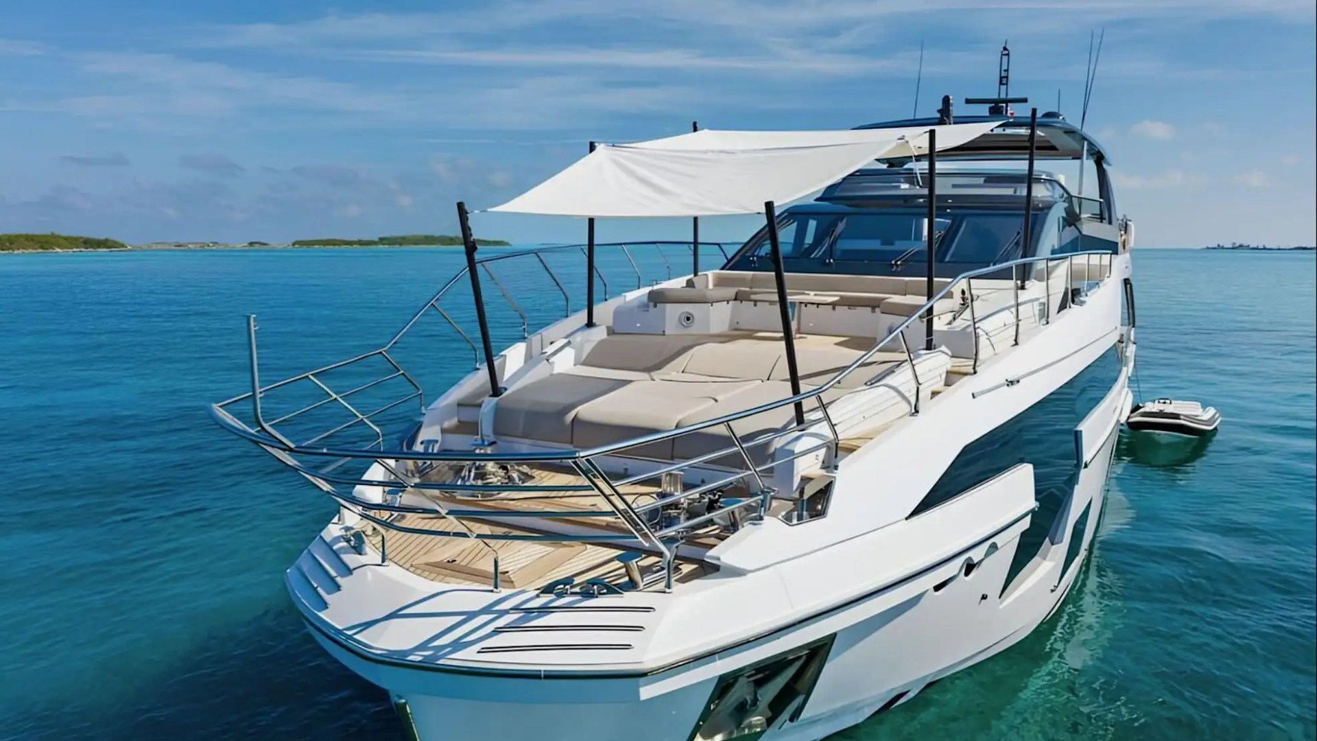 88′ Azimut flybridge lounge Miami – image 05