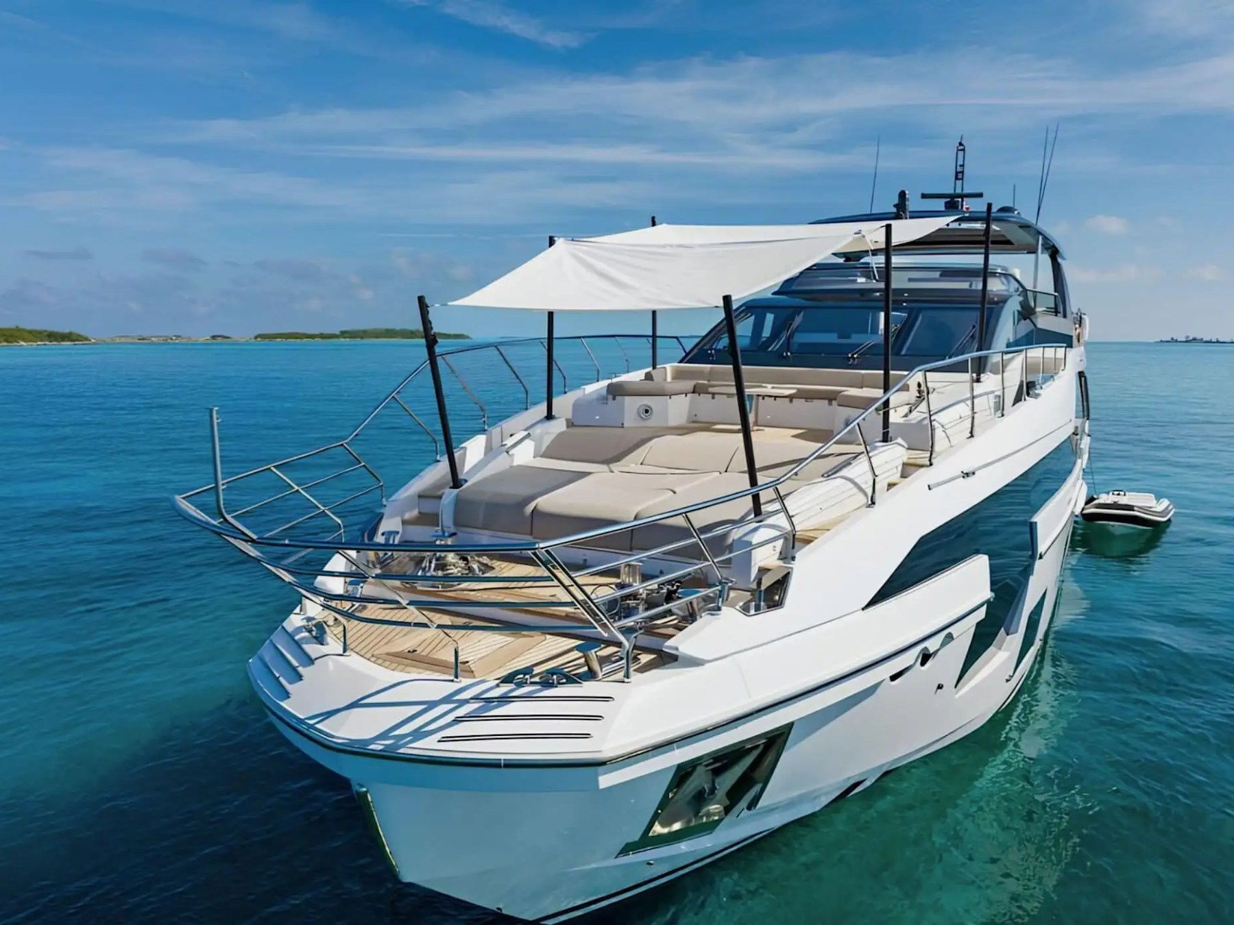 88′ Azimut flybridge lounge Miami – image 05