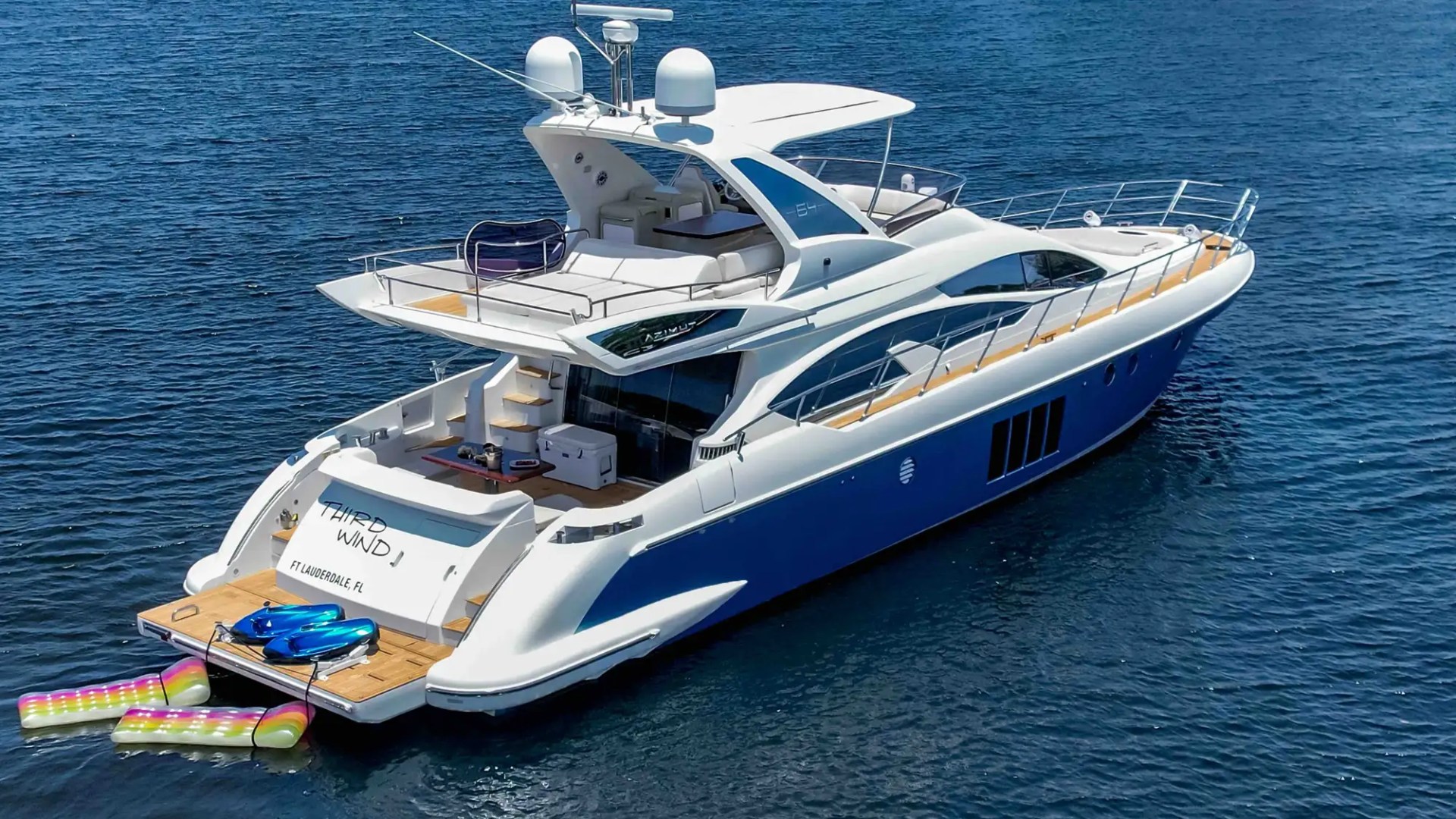 64' Azimut - Yacht Rental in Fort Lauderdale, Florida