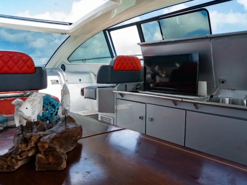 64′ Atlantis interior detail finishes Miami