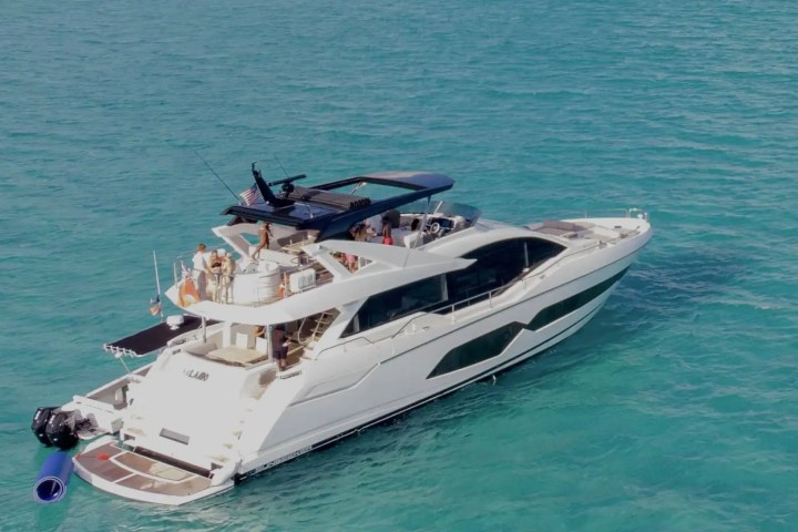 76′ Sunseeker swim platform Nassau