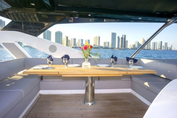 76′ Sunseeker water toys deck Nassau