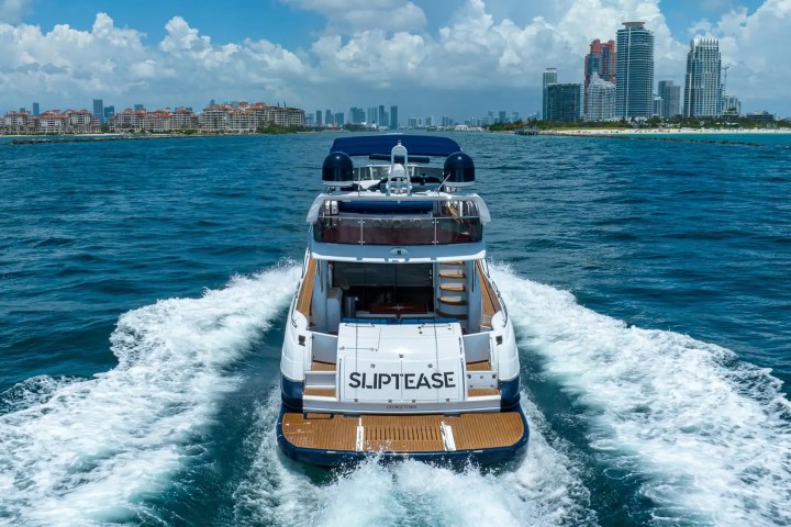 80′ Sunseeker water-toy deck Miami