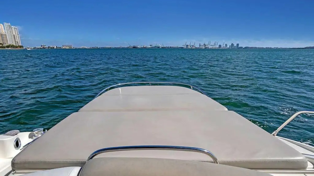 50′ Cranchi water‑toy deck Key Biscayne