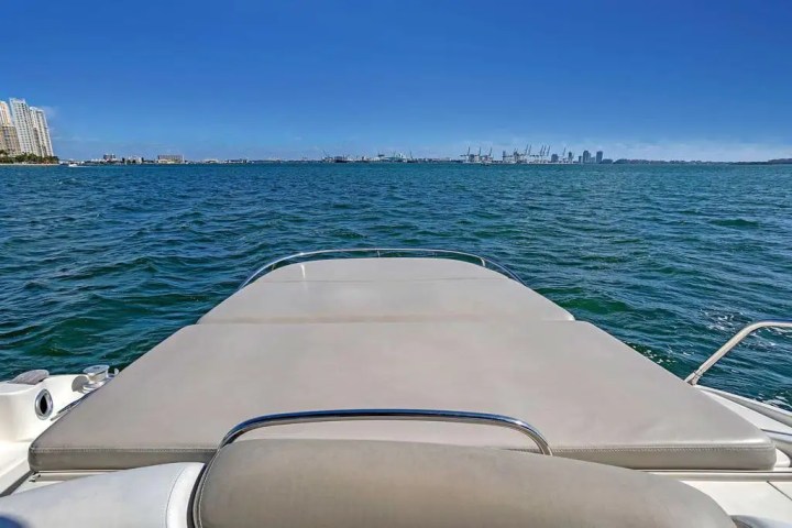50′ Cranchi water‑toy deck Key Biscayne