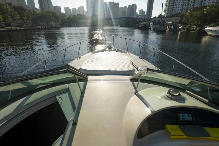 Sunset shot on 37′ Monterey Miami