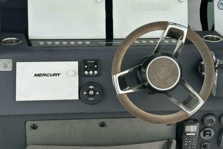 38ft Axopar boat Aventura helm seating exterior