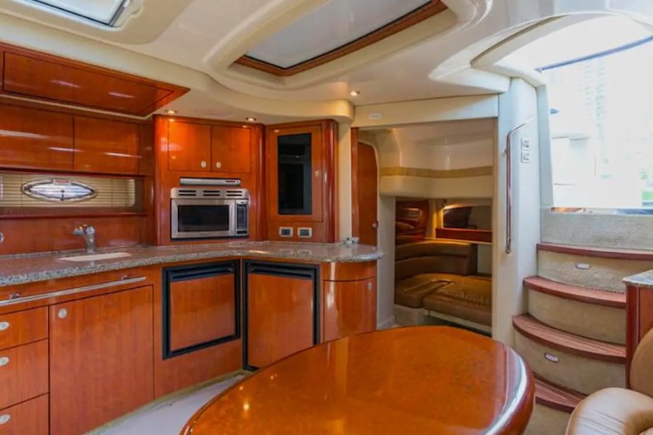 This rental boat in Miami delivers cabin-level comfort, VIP service and clear booking terms. View Charter Details →