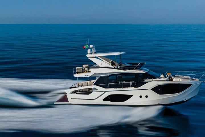 Aerial exterior photo of 52′ Absolute