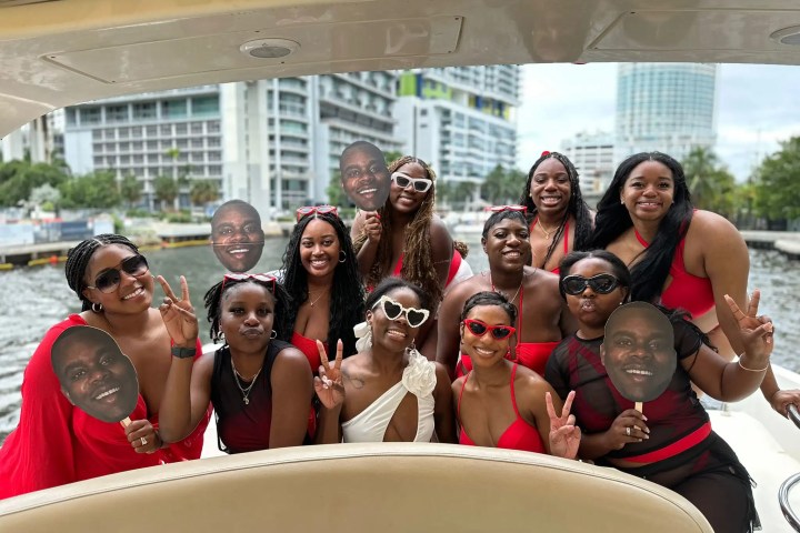 Aft lounge cushions and teak deck