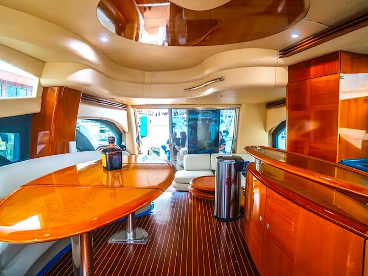 Galley appliances aboard Azimut 57 Hollywood