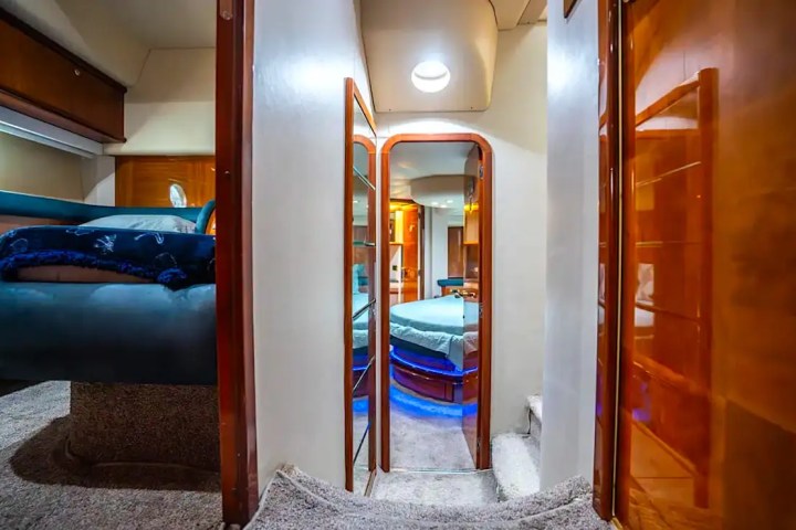 Interior lighting aboard Azimut 57 Hollywood