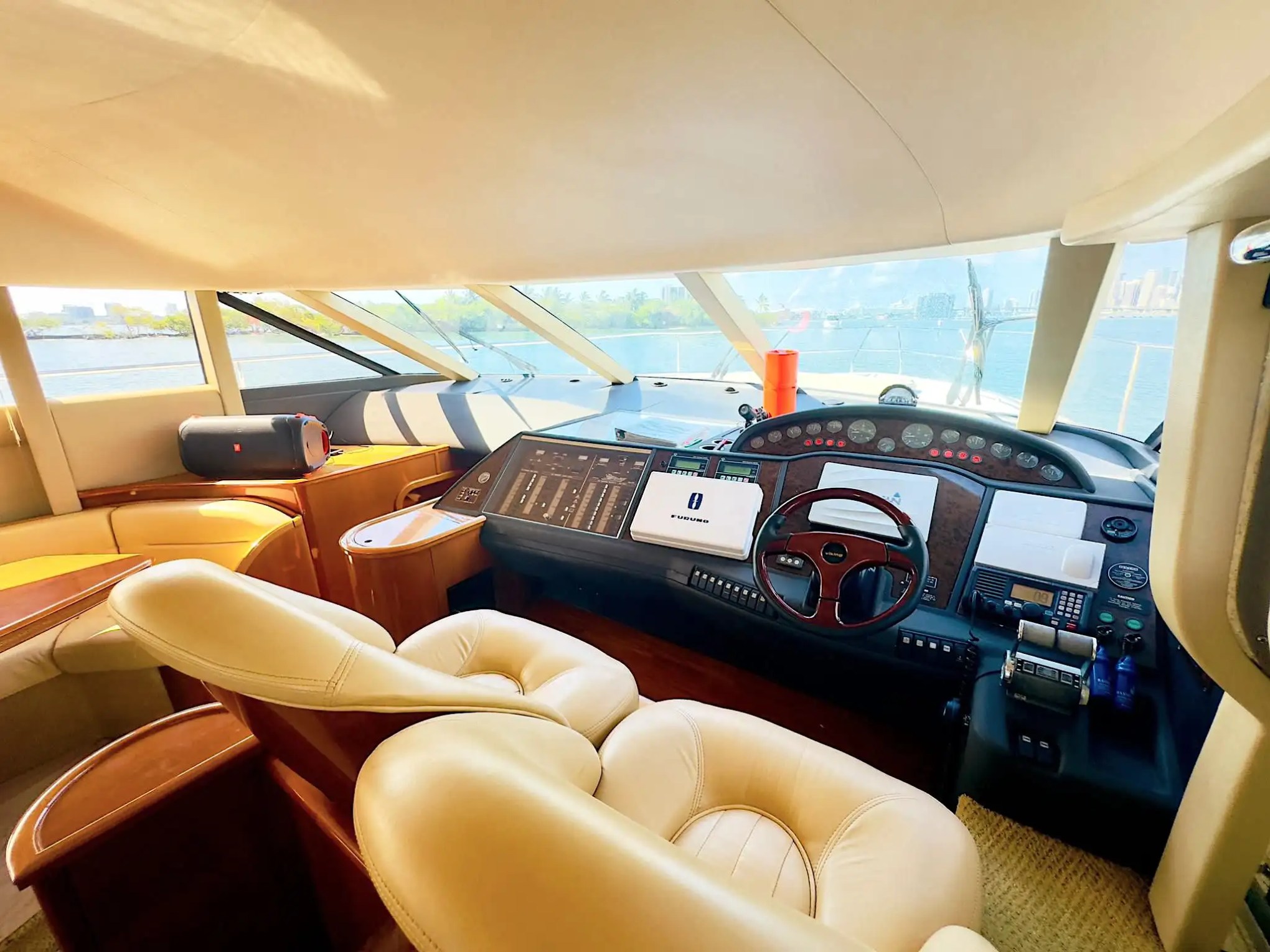 65ft Viking yacht Miami cabin AC climate control