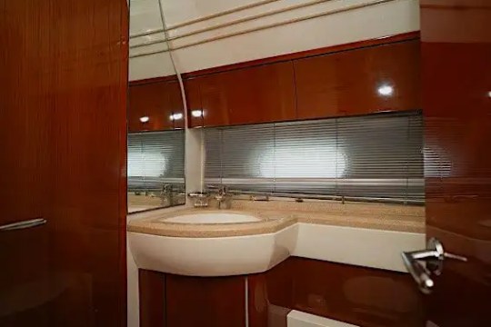 65ft Viking yacht Miami ensuite bathroom master