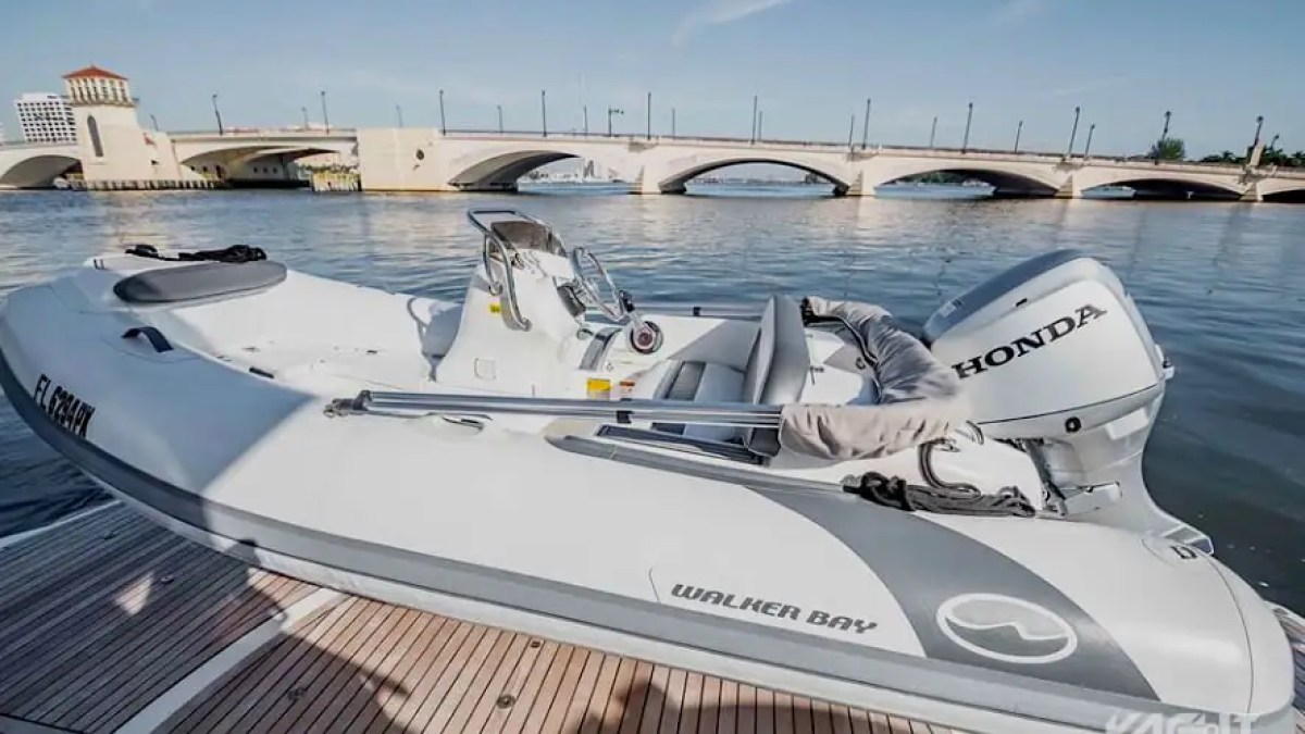 84' Sunseeker yacht charter tender Walker Bay dinghy Miami Beach